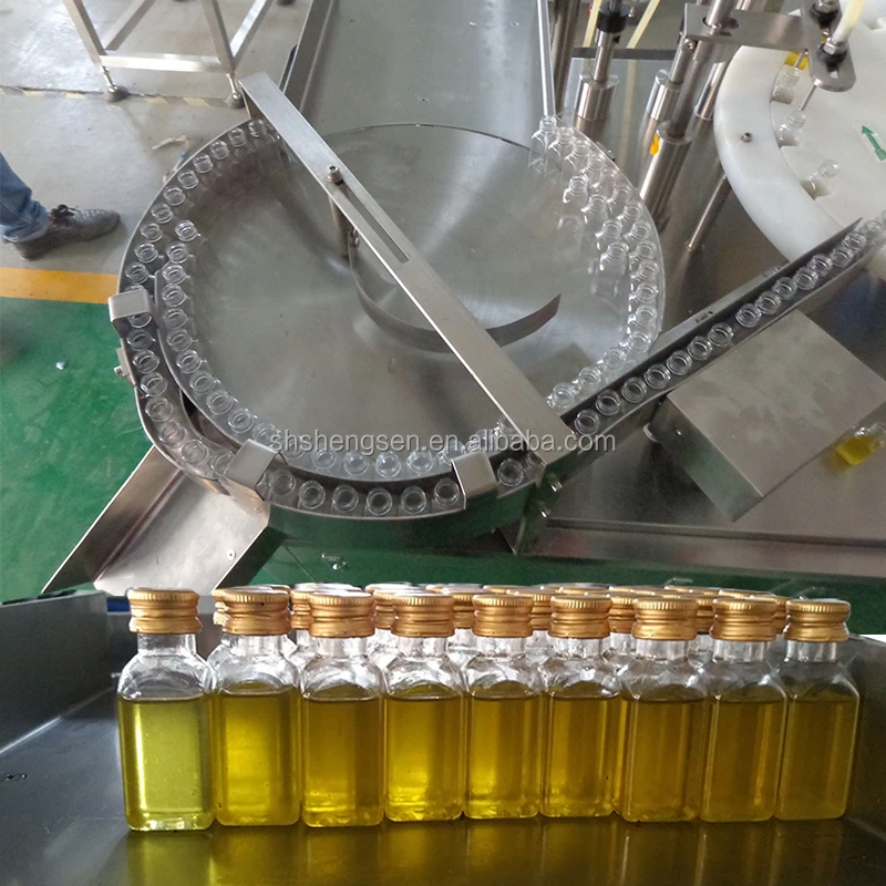 Fully Automatic Olive Oil Filling Equipment / Coconut Oil Bottle Filling Machine