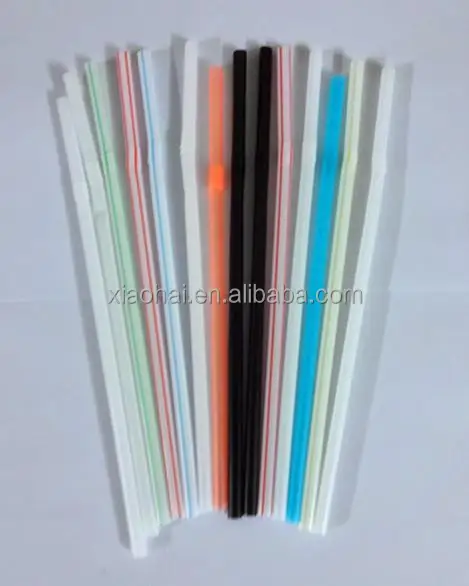 PE Plastic Drinking Straw Extrusion Making Machine / Flexible PP HAS Video Straight for Juice Coffee Stir Milk 7.2*1.3*1.5m 14KW