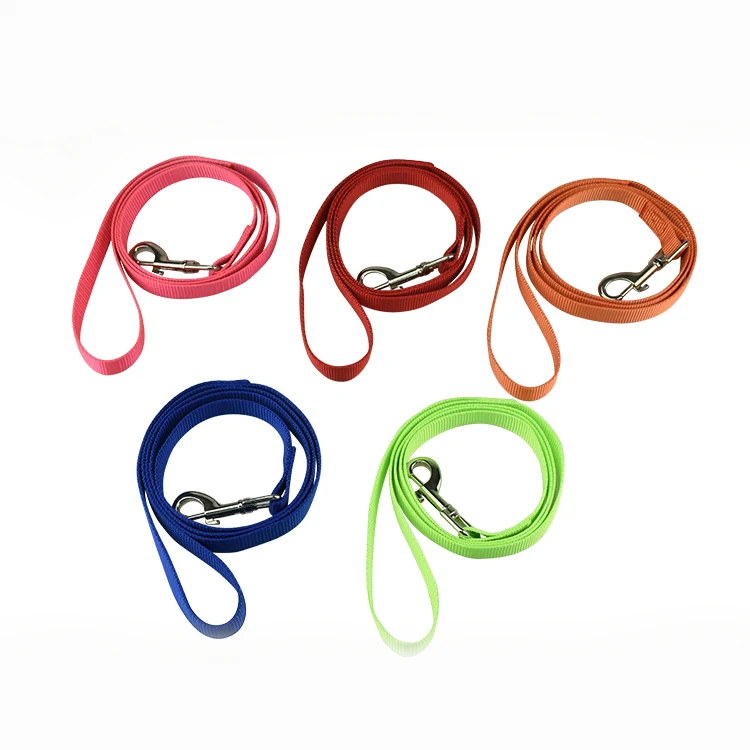 Real premium grade nylon dog collars leashes factory customize leads