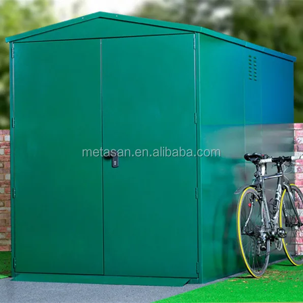 
Outdoor Garden Metal Bike Waterproof Storage Shed Box 