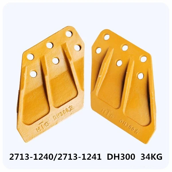 2713-1240 2713-1241 side (R/L)cutter excavator  spare part for DH420 DH300 excavator bucket