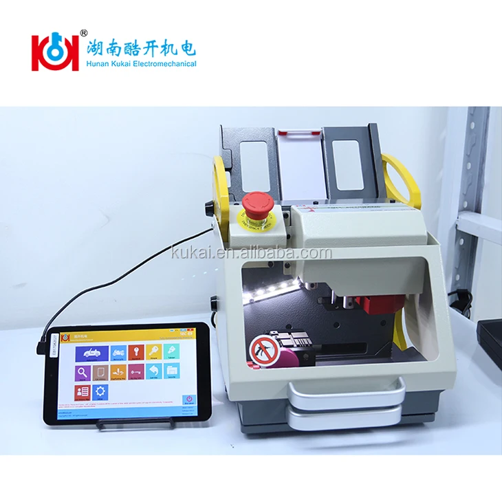 Free shipping lowest SEC-E9 automatic key cutting machine car duplicate machine car key copy machine with multi language