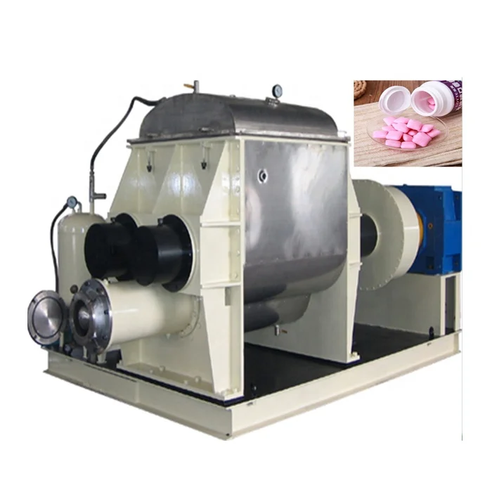 1000L Dual Sigma-blade chewing gum making Kneader machine / Z-blade Mixer