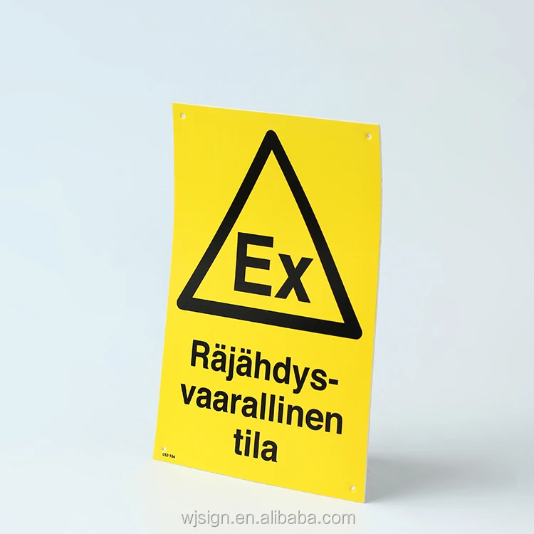 High Quality Safety Reflective Warning Caution Custom Triangle Road Work Plastic Signs