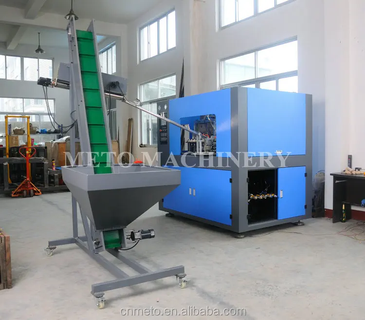 KM-600 6 полости ПЭТ бутылки (для воды) воздуходувки машина Servo