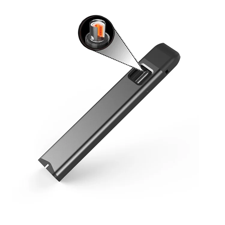 
Quality black aluminum electric transparent replacement compatible seal wax oil wellness smoke refillable pod 