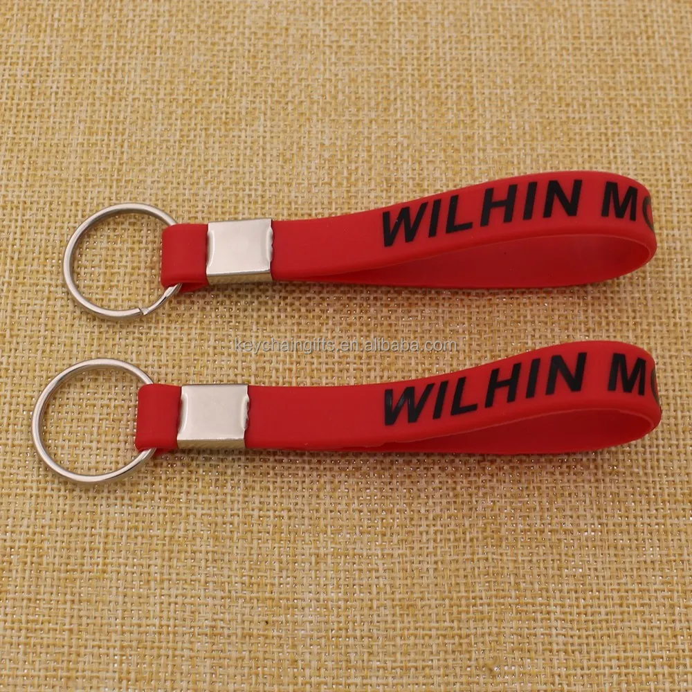 Key holder wristbands, silicone key chain, silicon keychain