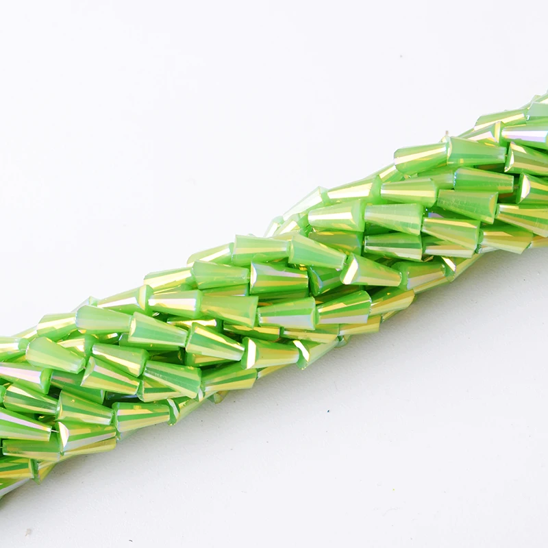 Wholesale Tower Shape Crystal Lampwork Glass Beads