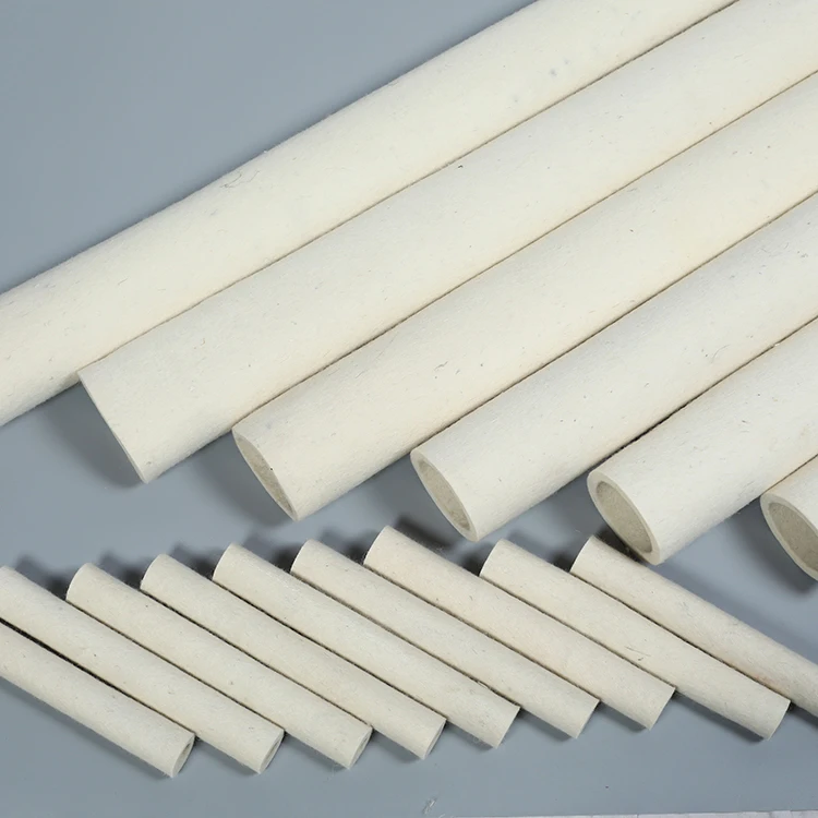 
High Temperature Resistant 5 mm 100% Wool Felt tube 