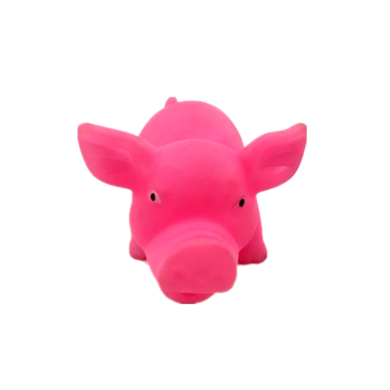 
2016 New Design Pet Toys Squeaky Rubber Pig 