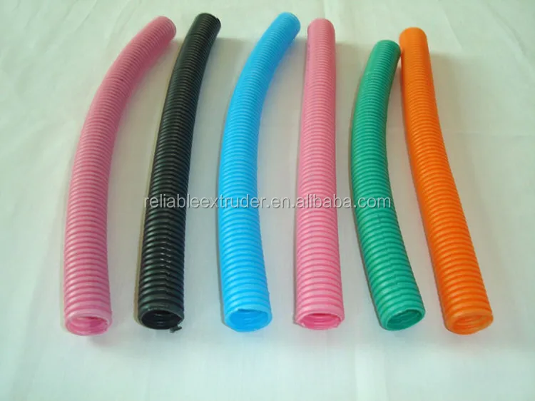 high speed  plastic corrugated pipe extrusion line