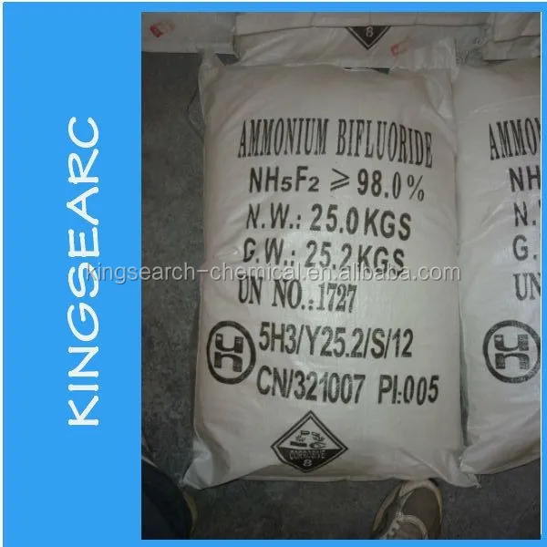 CAS No. 1341-49-7 ammonium bifluoride 98