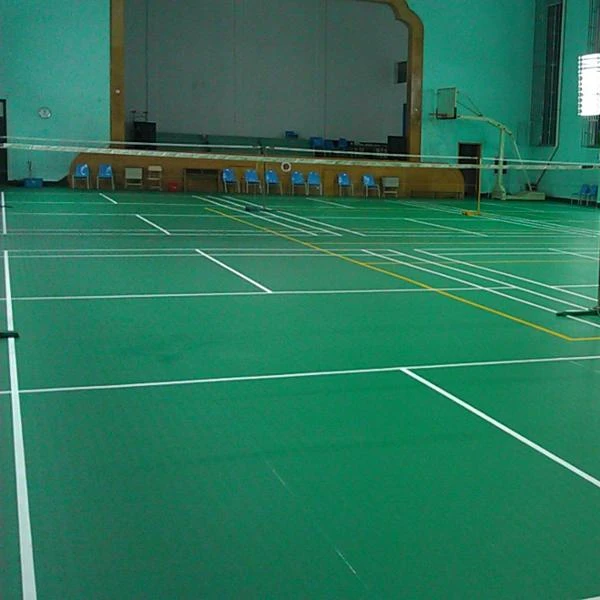 PVC Vinyl Sports Flooring BWF badminton floor mat malaysia with lower price