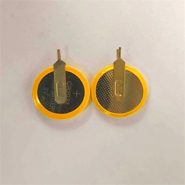 lithium battery 3v cr2016 with solder tabs