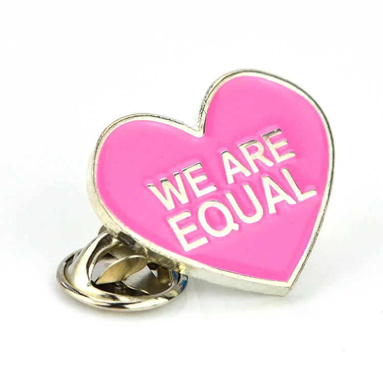 Oem Odm Artigifts Manufacturer Wholesale Enamel Lapel Pin Stamping Metal Heart Shaped Pin Badges Custom Brooches And Pins