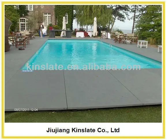 Natural Slate Stone Black Pool Cover