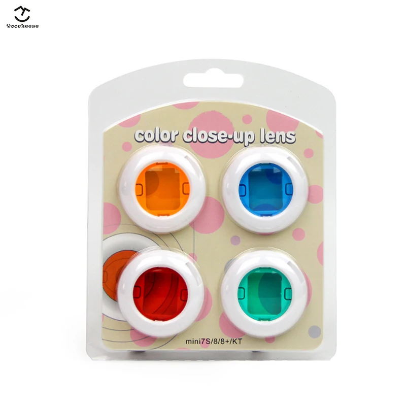 
Instax panchromatic Color filter, Close-Up Lens Compatible Filter Set for Fujifilm Instax Mini 8 8+ 9 7s Instant Film Cameras 