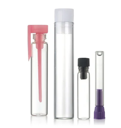 LANJING Perfume Test Sample Glass Vials With Snap Vial