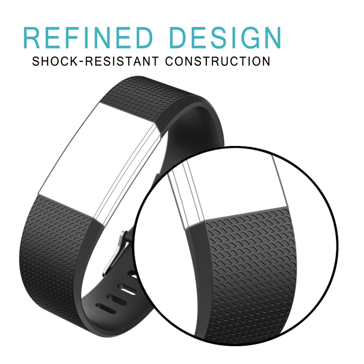 Silicone Band For Fitbit Charge 2 Silicone Watch Band Replacement Strap Bracelet for Women Men