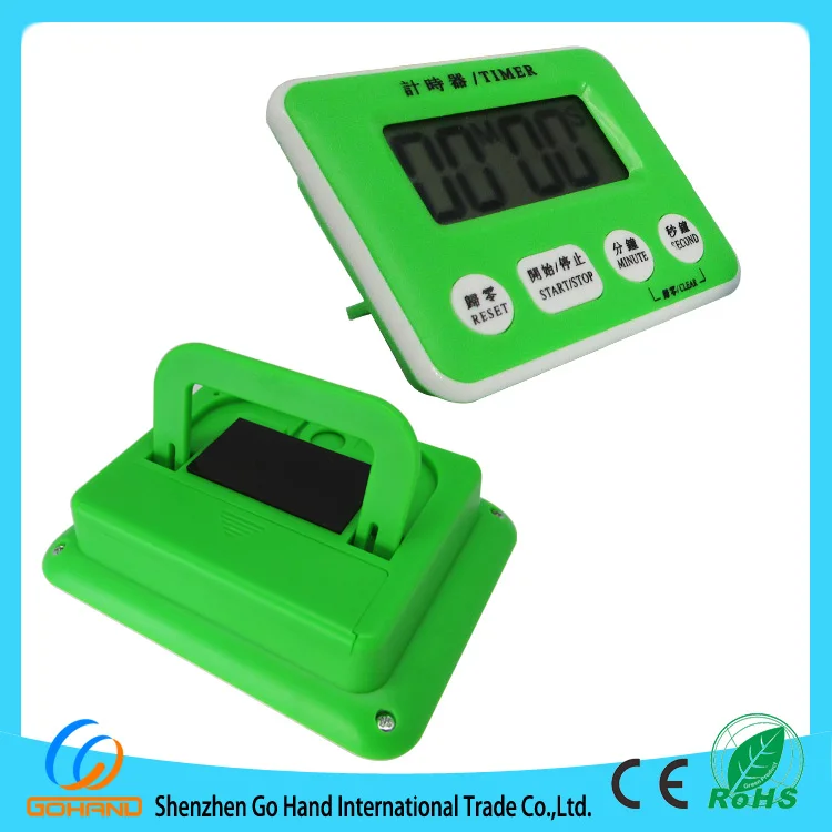 Большой ЖК-цифровой таймер обратного отсчета с резервным аккумулятором