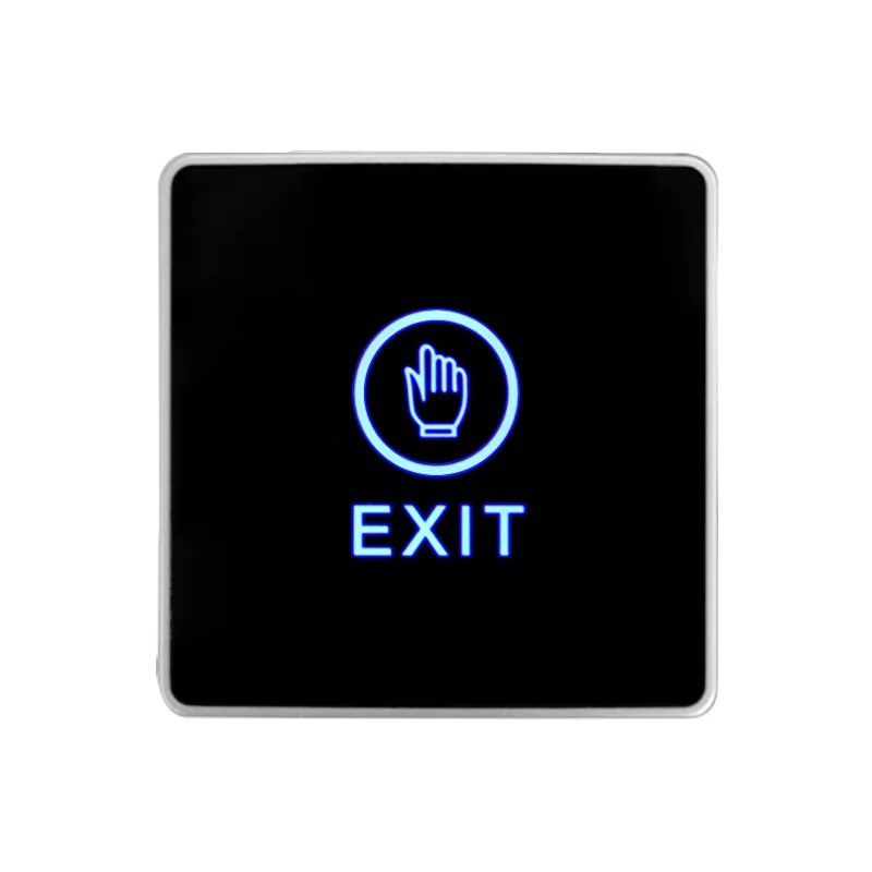 Surface Mount Touch To Exit Button with Backbox and LED Lights Indicator