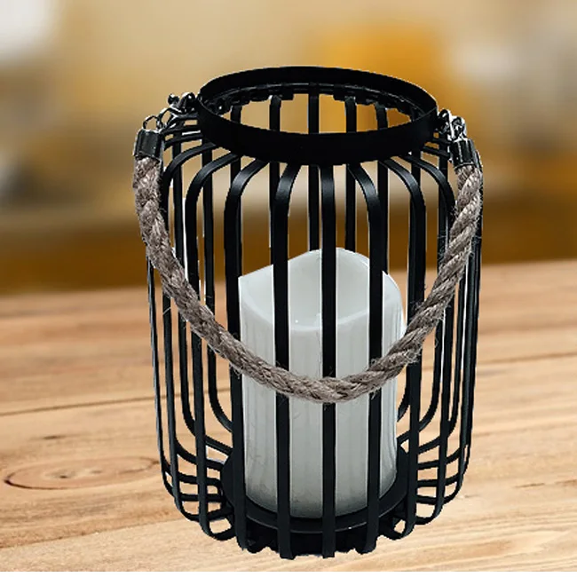 
Factory Wholesale candle holder Hanging metal Lanterns 