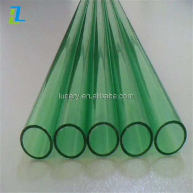 Clear Transparent Decoration Threaded Acrylic Tube and Pipe For Sale