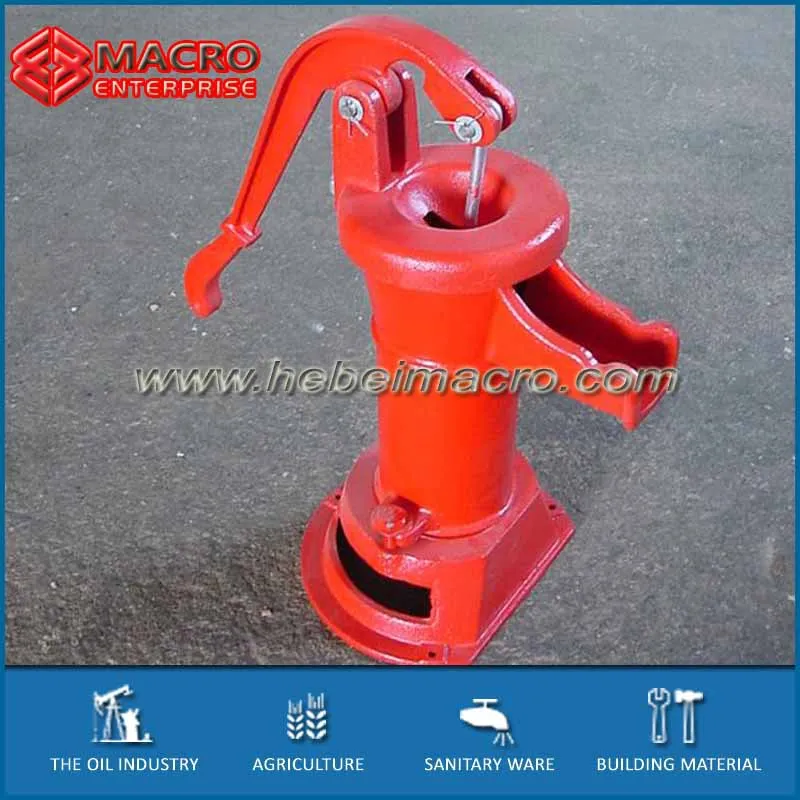various color painted finishing casted iron garden pumps water pump hand pumps