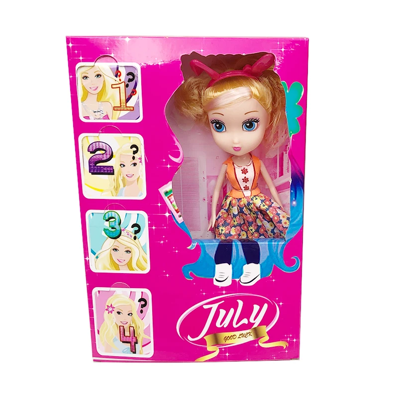 Fashion Dress Up Doll For Girls High Quality Kids Model Doll Toy With Jewelry Play Clothes