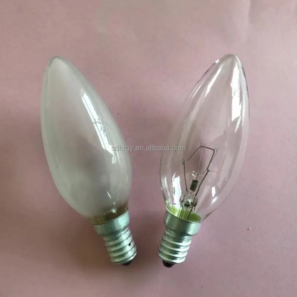 C35 clear bulb 60W E14