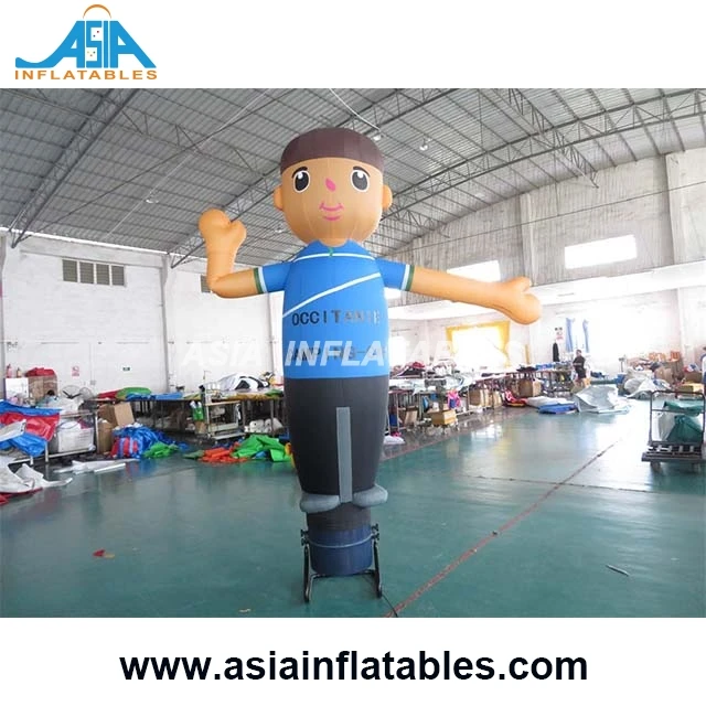 Mini Inflatable Sky Air Dancer Dancing Man / Inflatable Wave Desktop Air Dancer / Human Air Dancer