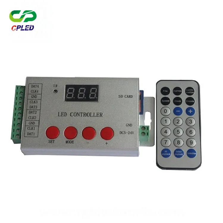 Remote SD Cards led sd card dmx controller 4 output SD card controller dmx512 SPI IR Wireless LED Controller h802se
