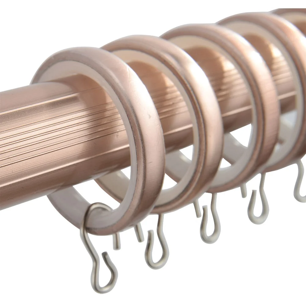 Bangladesh decorative aluminum alloy length 5m curtain rod with ceiling brackets