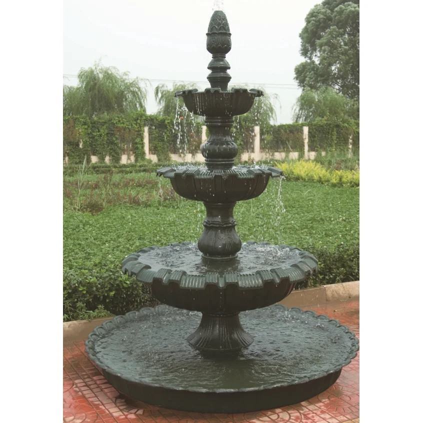 Античный сад настенный светильник для сада на открытом воздухе (чугунный водяной фонтан