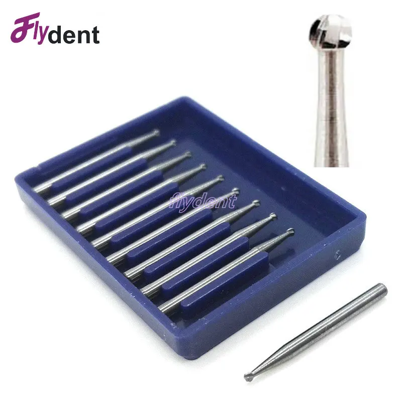 
10 Pcs Dental product FG round bur free shipment dental Lab Tungsten Carbide Burs FG 