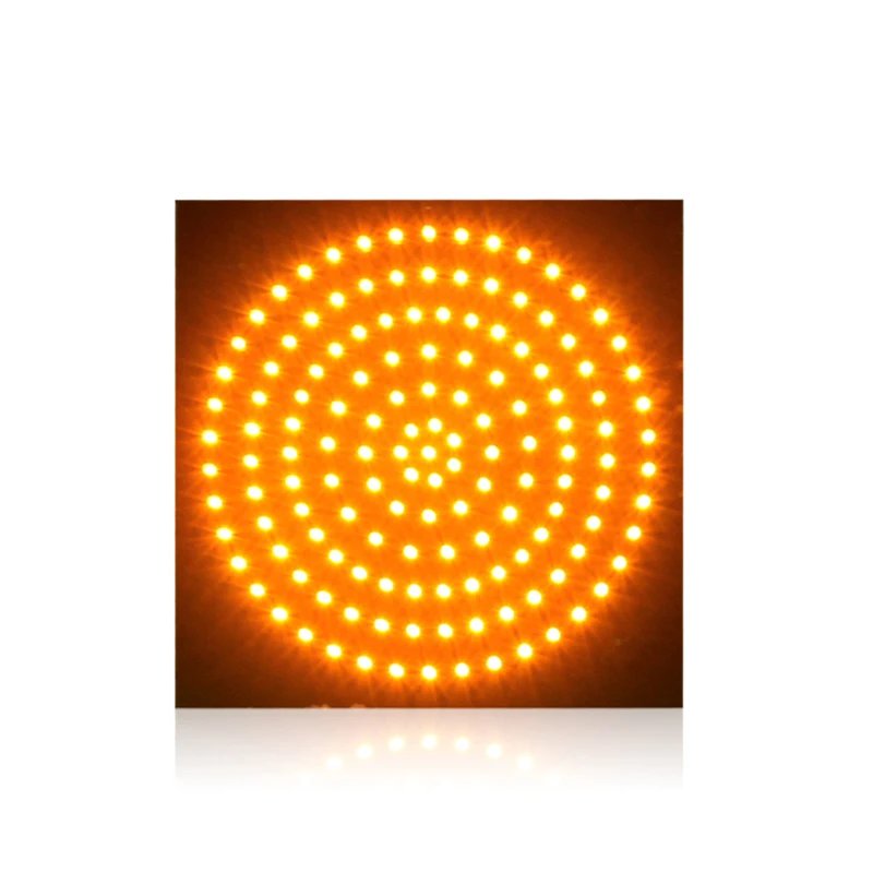 
300mm traffic light parts yellow PCB board traffic light lamp 