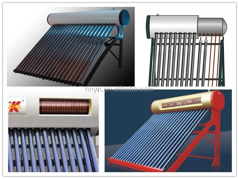 
OEM 200L vacuum tube compact solar hot water heater roof system solar collector 