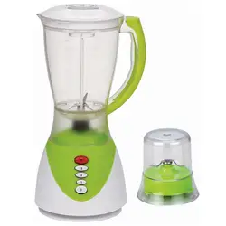 2 In 1 350W 3 Speeds 1.5L Plastic Jar Electric Glass Jar Electric Blender Table Blender Food Blender