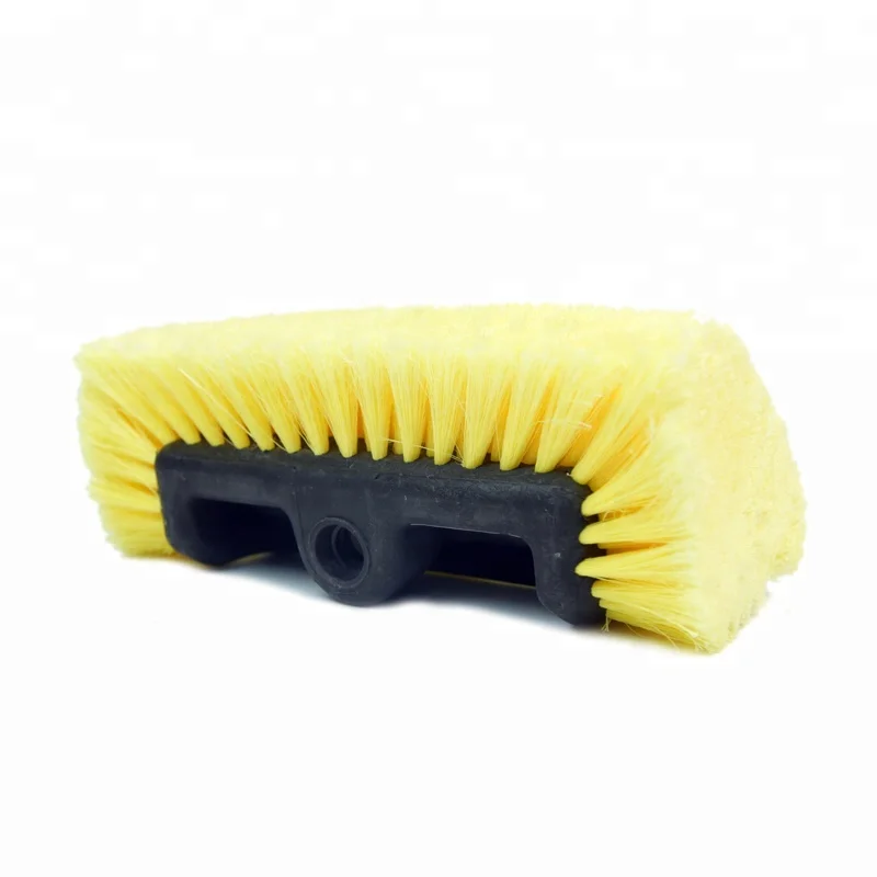 Flow-thru Quad Level Brush Head 25cm Heavy Duty Auto Truck Boat and Vehicle Wash Car Cleaning Brush