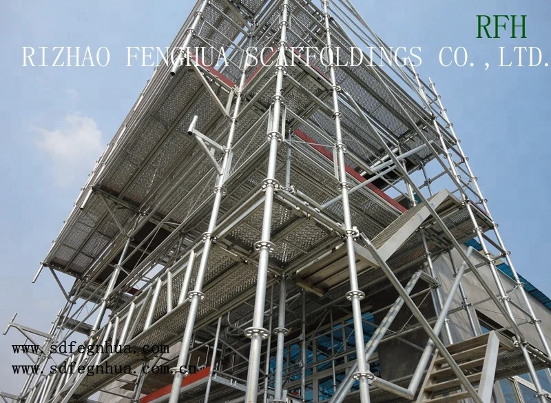 Aluminium ladder used for Ring lock scaffolding