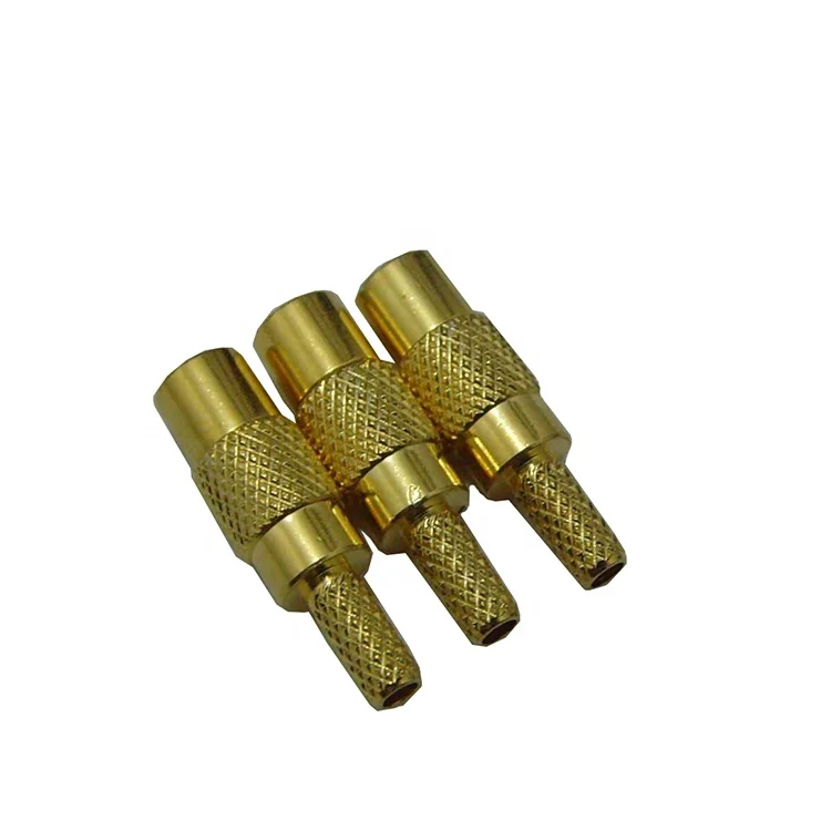 China manufacturers produce turning parts high frequency F type Ferrule connector housing and RF coaxial ST/PC adapter