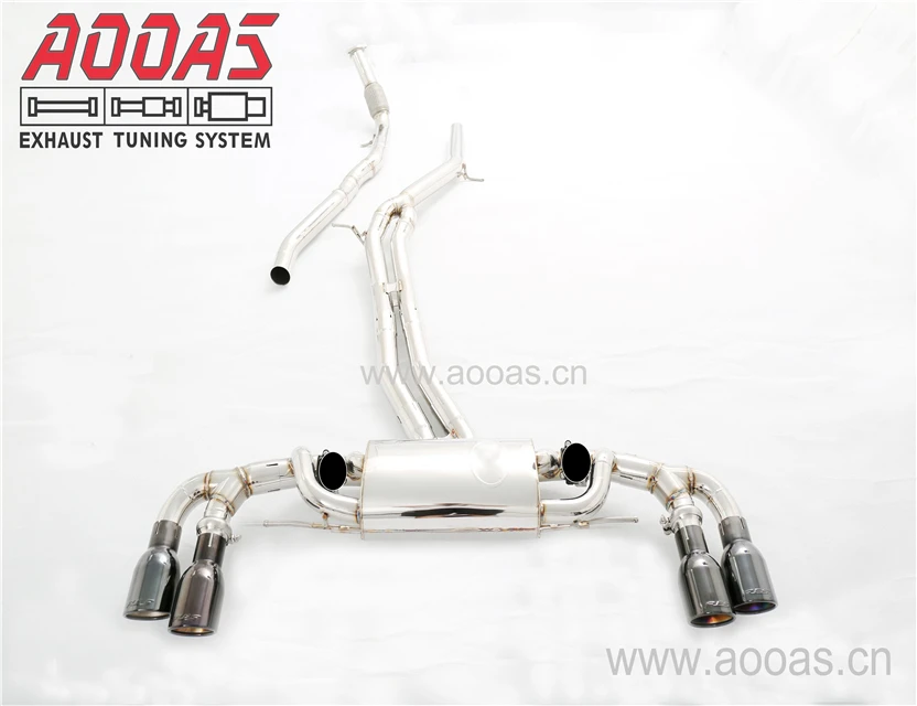 2018 SUV Turbo глушитель выхлопной трубы Catback для Porsche Cayenne 3,0 T