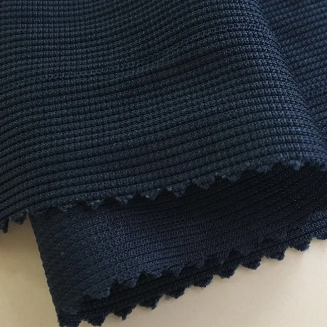 
High quality new style 95%polyester 5% spandex knitting rib fabric 