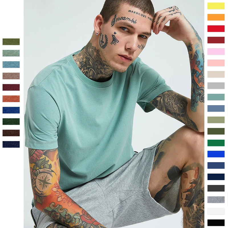 Wholesale Price Custom Design Breathable 100% Cotton Tshirts Adults Mens Custom Logo Printed Blank T-Shirt