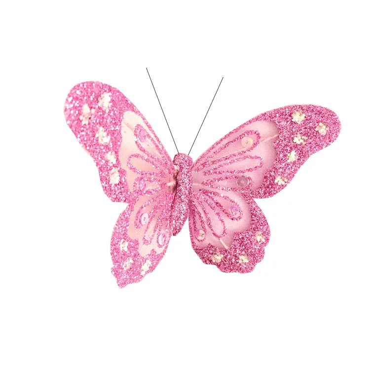 Lifelike artificial butterfly for Christmas