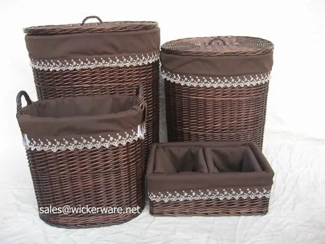 
willow basket laundry 