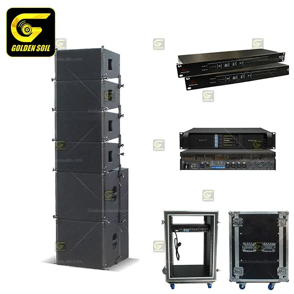 10 Inch Active Line Array Speaker,vera 10 Single Ten Inch  Mini Line Array Speaker Sytstem with Single 15 Inch Subwoofer ACTPRO