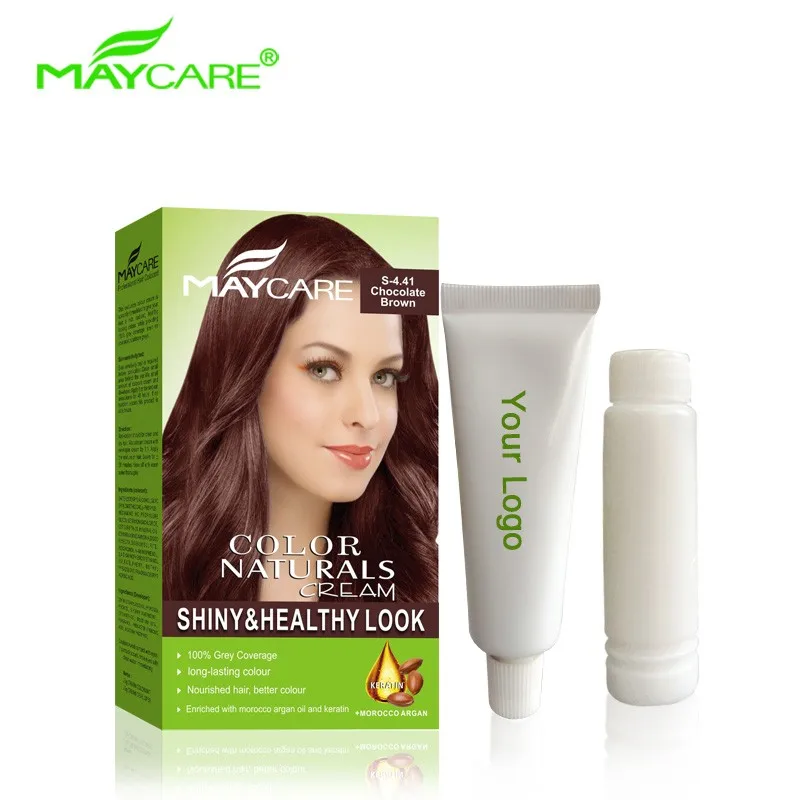 Anti-allergy No Ammonia No PPD super black hair color cream organic hair color spray