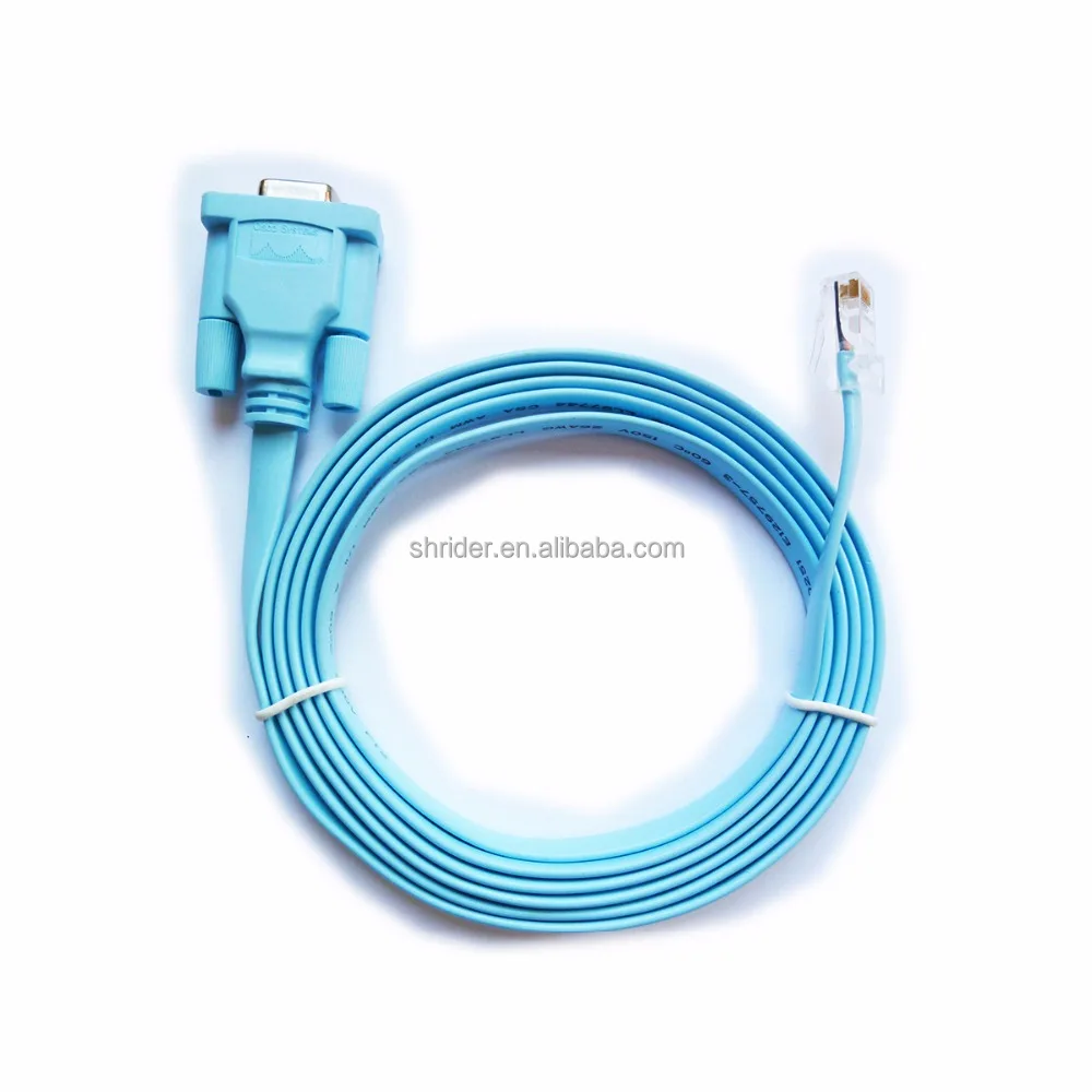 
 8P8C разъем RJ45 к DB9, консоль кабеля, кабельный соединитель  