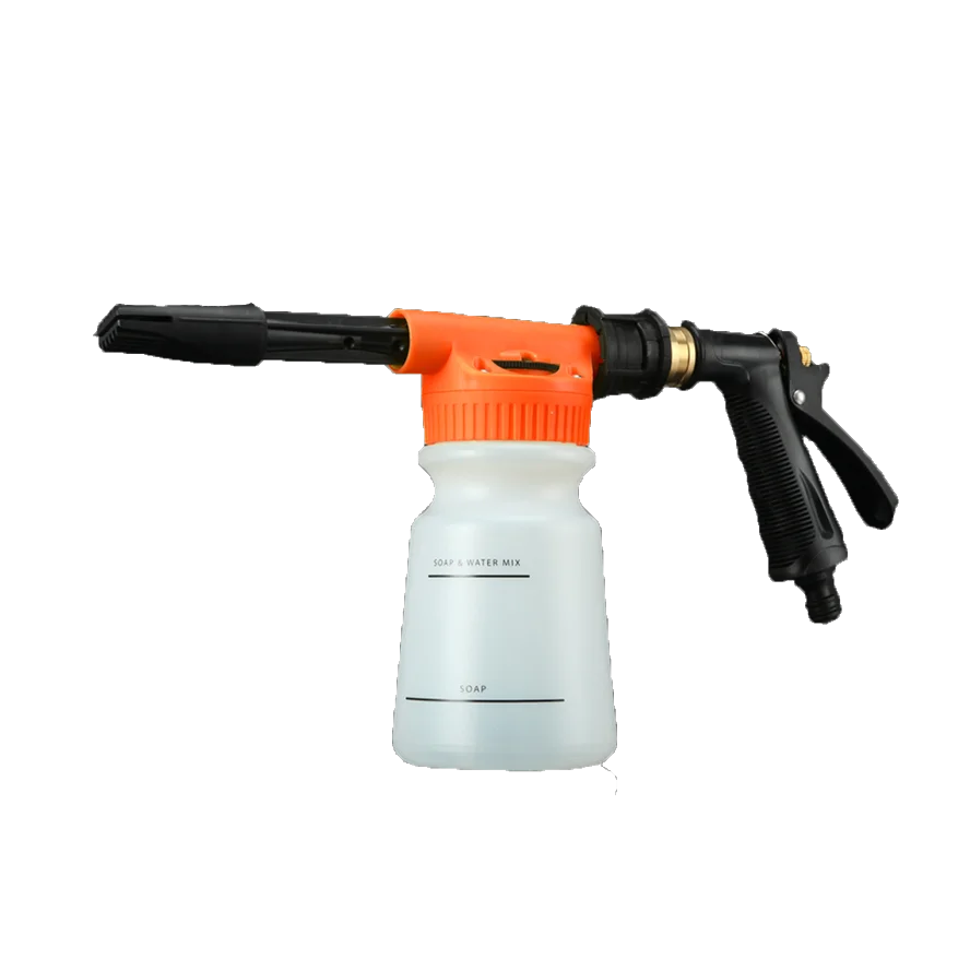 DIY garden hose car washing adjustable foam gun